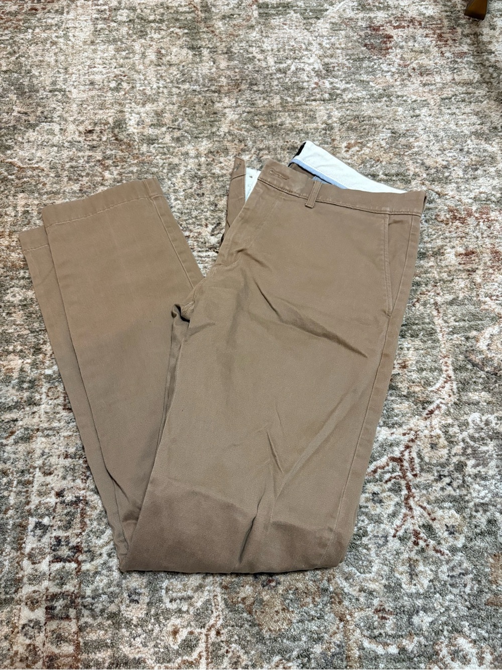 J.Crew 484 Slim Fit Stretch Pants in tan, size 32x34 #slimfit #stretch